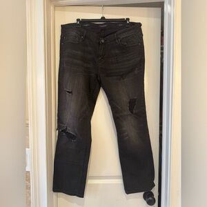 Vigoss Black Distressed Women Jeans - Size 32